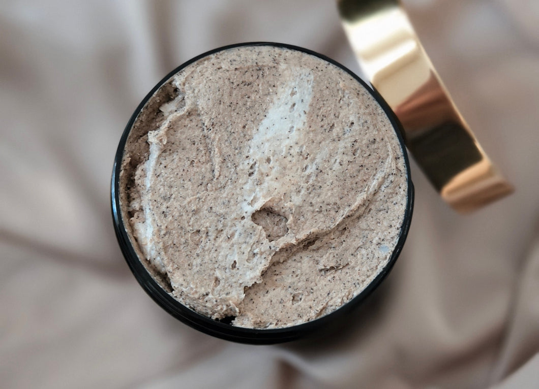 Espresso + Cream Luxurious Firming Sugar Scrub with Quinoa Peptides